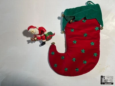 COLGADOR DE MEDIAS Y MEDIAS NAVIDAD Foto 1 de 2