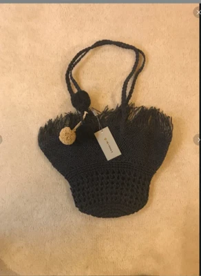 Pranella Dharal Beach Bag in Navy - Image 1 of 4