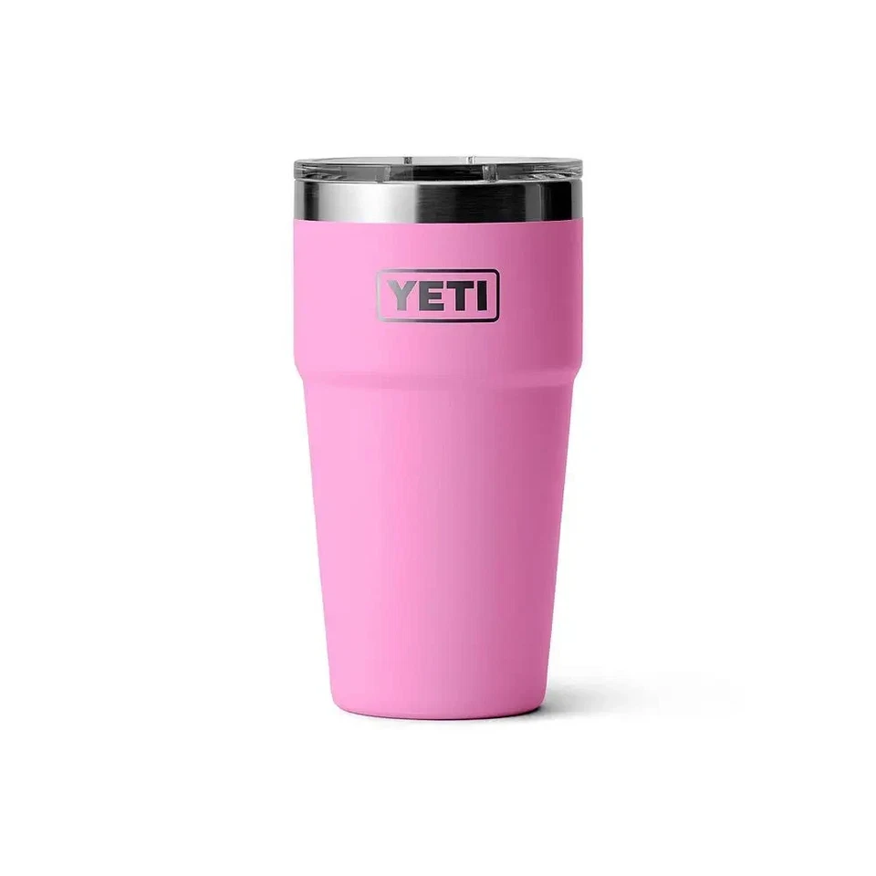 YETI Rambler com tampa Magslider 16oz pinta empilhável Power rosa NOVO EM FOLHA - Imagem 1 de 1