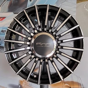 Satz 4 neue Felgen 16 Fiat 500 Black Polish 4x98 - Bild 1 von 1