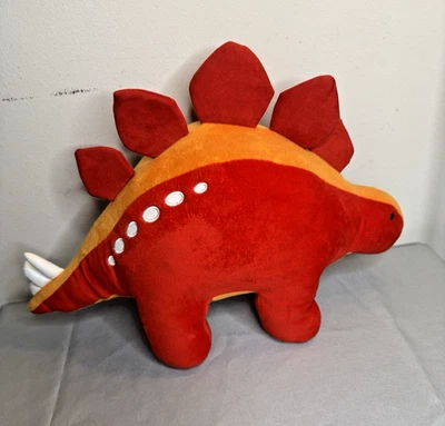 GUND Tailspin Stegosaurus Dinosaur Plush – Red Orange Stuffed Animal Toy - Image 1 of 4