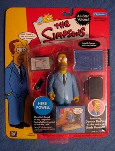 HERB POWELL DANNY DEVITO SIMPSONS SERIES 1 PLAYMATES ALL-STAR VOICES FIGURE - Picture 1 of 1