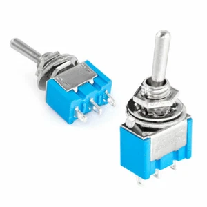 5X/10X Mini Kippschalter 3A 250V 3-polig 2 Positionen Ein-Ein TSX1 - Picture 1 of 3