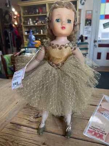Madame Alexander Vintage Gold Ballerina Doll - Picture 1 of 6