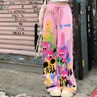 Korean Kpop Punk Trousers Y2K Graffiti Dopamine Pants Long Sweatpants  Girl