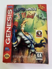Earthworm Jim (Sega Genesis, 1994) *Tested and Working *See Photos