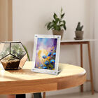 3pcs 6x4inch Double Sided Vertical Horizontal Clear Acrylic Picture Frame Photo