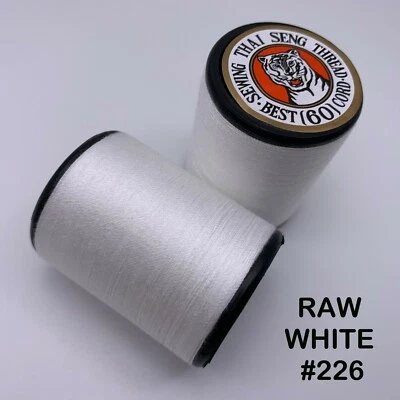 Raw White All Purpose Spun Polyester Sewing Thread 600 Yard Spool DIY Hand Craft - Image 1 of 4