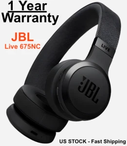 JBL Live 675NC Noise-Cancelling On-Ear Wireless Headphones (1 Year Warranty) - Picture 1 of 2