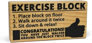 The Original Exercise Block by BigMouth Inc. Novelty Gag Gift - Picture 1 of 1