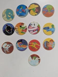 Mask Milk-Caps Pogs Skips Set Of 13 - Picture 1 of 2