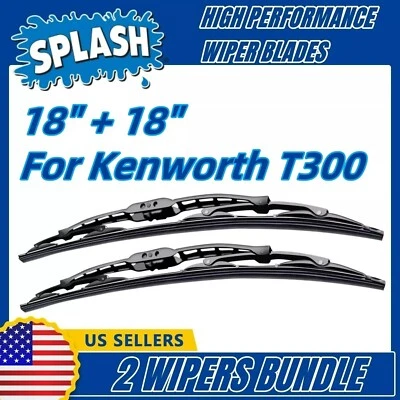 Paquete de 2 escobillas limpiaparabrisas estándar - aptas para Kenworth T300 2007-2008 - 30180x2 Foto 1 de 4