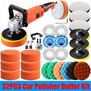 Electric Car Polisher Sander Buffer Polishing Machine Kit 1580W Variable Speed - Picture 1 of 12