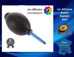 Poire Soufflante De Nettoyage, Soufflette NOIR Canon, Nikon, Pentax , Sony...... - Imagen 1 de 4