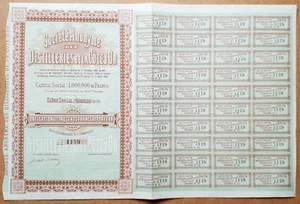 Dépt 21 - Genlis - Rare Distilleries de la Côte d'Or du 12/08/1905 A Voir !!!!!! - Imagen 1 de 1