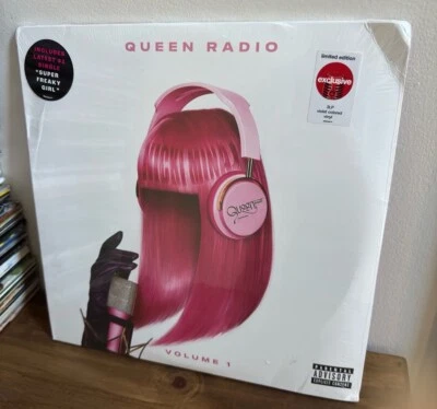 Nicki Minaj 3-Record QUEEN RADIO: VOL 1 Limited Violet Vinyl LP - See Pics - Image 1 of 4