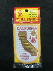 California The Golden State Souvenir Patch  - Picture 1 of 2