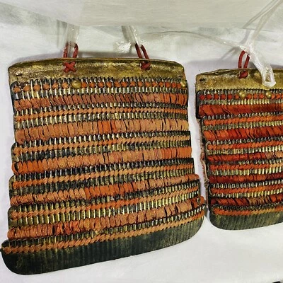 Around the end of the Edo Japanese samurai armor sleeve antique Yoroi sode - Image 1 of 4