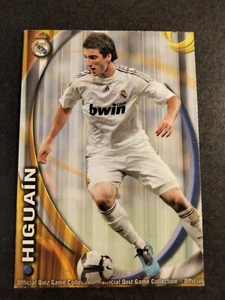 HIGUAÍN #48 REAL MADRID FICHAS QUIZ GAME 2011 MUNDICROMO - Imagen 1 de 2