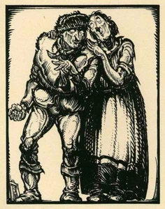 Die GLÜCKLICHE GEMAHLIN - Andreas Paul WEBER - Manuldruck 1921 - Bild 1 von 1