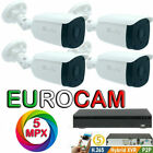 Kit Videosorveglianza 4 Canali 5Mpx + 4 Telecamere Sony Hd 5Mpx