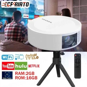 4K Projector 5G WiFi 1080P Video Movie Netflix Home Theater Android HDMI Netflix - Picture 1 of 23