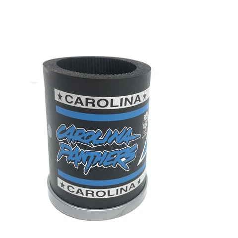 Vintage Carolina Panthers Coozie, Black, Betras 1998 NFL Graphic Cover