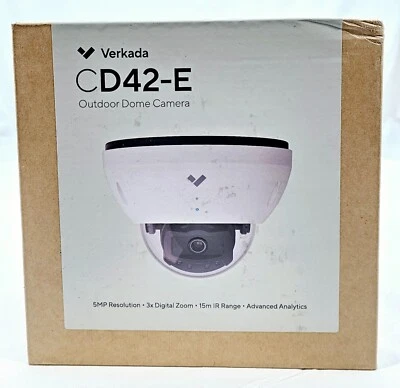 Verkada CD42-E Outdoor Dome Camera CD42-256E-HW - 7A-541010-A - New - Image 1 of 4