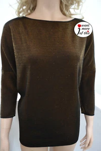 Wolford Stardust Pullover Small Glam-Effekt black mit Gold Glanz - Bild 1 von 3