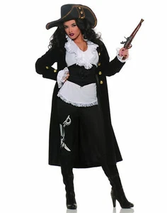 UNDERWRAPS COSTUME DA DONNA CAPTAIN FORTUNE TAGLIE ASST #28614 NUOVISSIMO - Foto 1 di 2