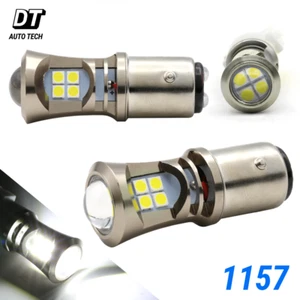 Syneticusa 1157 LED Retroceso Señal de giro Bombillas de freno 6000K Blanco  - Imagen 1 de 6