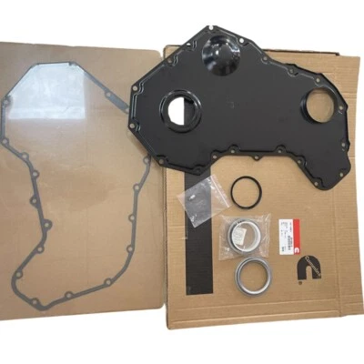 NUEVA cubierta de estaño para bomba con junta sello delantero para 94-98 Cummins Dodge 12V 6BT 4BT 2500 Foto 1 de 4