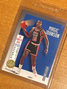 1992 SkyBox Basketball Olympic Team#USA12 Magic Johnson - Picture 1 of 3