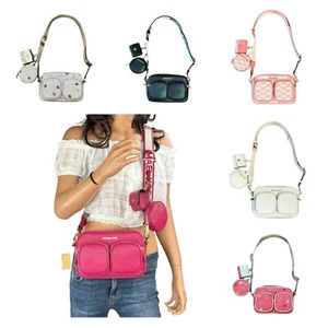 MICHAEL KORS JET SET ITEM MEDIUM CROSSBODY BAG TECH ATTACHED MK SIGNATURE/SOLID - Picture 1 of 142