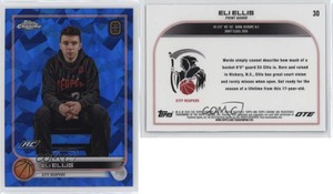 2022-23 Topps Chrome OTE Overtime Elite Sapphire Edition Eli Ellis #30