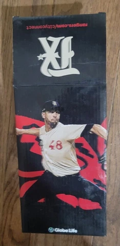 Jacob deGrom bobblehead EMPTY BOX SGA 6/16 2023 Texas Rangers Giveaway MLB Cover