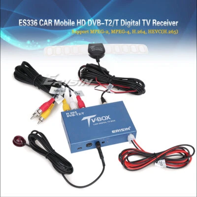 DVB-T2/T Digital HD Auto TV Receiver USB, HEVC, H.265/264, MPEG-2/4 ES336 - Bild 1 von 4
