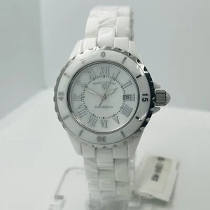 Swiss Legend Karamica Women's White Ceramic 10ATM Sapphire Crystal 34mm Watch - Picture 1 of 8