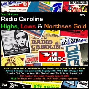 Pirate Radio Caroline Highs Lows & Northsea Gold Listen In Your Car - Picture 1 of 2