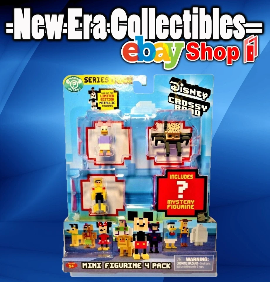 Disney Crossy Road Figure 4 Pack Daisy Babyhead Go Go Tomago Super Suit Series 1 - Image 1 of 1