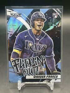 2022 Topps Fire Wander Franco RC Flippin’ Out Insert Rookie Card #FO-4 TB Rays