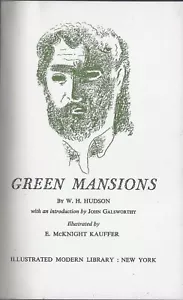 W.H. Hudson Green Mansions Illustrated Modern Library HC+Slipcase 1944 - Foto 1 di 5