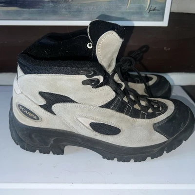 Scarpa Gris Gamuza Senderismo Senderismo Aire Libre Zapatos Botas Mujer Talla 7.5 Italia 39 Foto 1 de 4