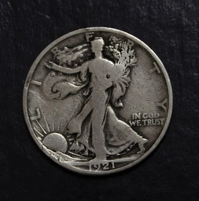 1921 Walking Liberty Half Dollar  VG Lot  2438 - Image 1 of 2