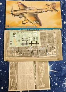 Junkers Ju 87R 2 Stuka Desert Snake Hasegawa kit 1/48 Bombardiere Picchiata WW2 - Foto 1 di 1