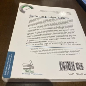 Software Design X-Rays: Fix Technical Debt with Behavioral Code Analysis (Paperb - Picture 1 of 2