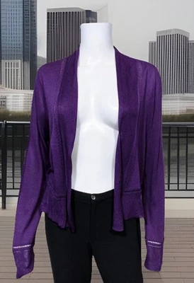 Jones NY Mujer Cárdigan Extra Grande Frente Abierto Ligero Clásico Suéter Foto 1 de 4