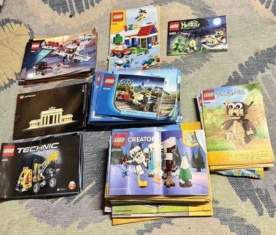 Lot Of Lego Instruction Manuals Lego City Creator Technic Lego Movie 36 Sets - Image 1 of 4