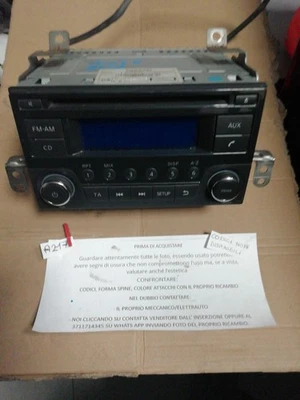 AUTORADIO PER NISSAN Note 2° Serie Agc-0071rf (08>) - Immagine 1 di 4