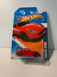 Hot Wheels 2011 Faster Than Ever Nissan 370Z Red A16 - Picture 1 of 1